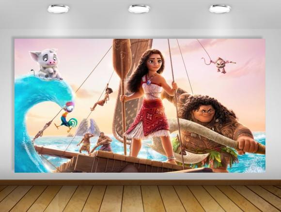 Painel de Festa Moana 2 2x1m
