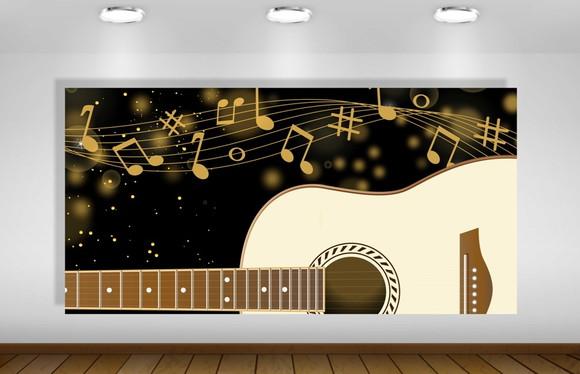 Painel de Festa Musical Violão 2x1m