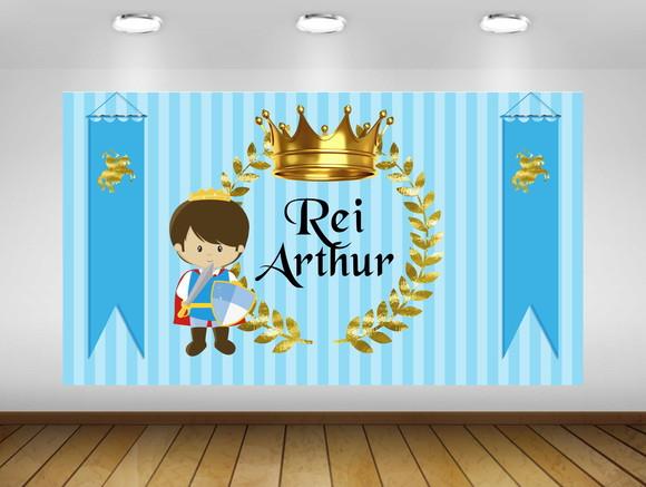 Painel de festa Rei Arthur