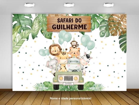 Painel de Festa Safari 2,50x1m