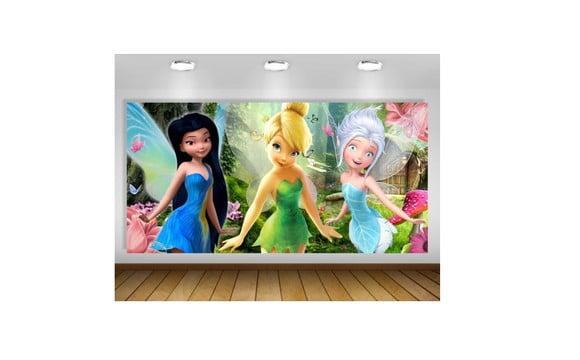 Painel de Festa Sininho Tinkerbell 2x1m
