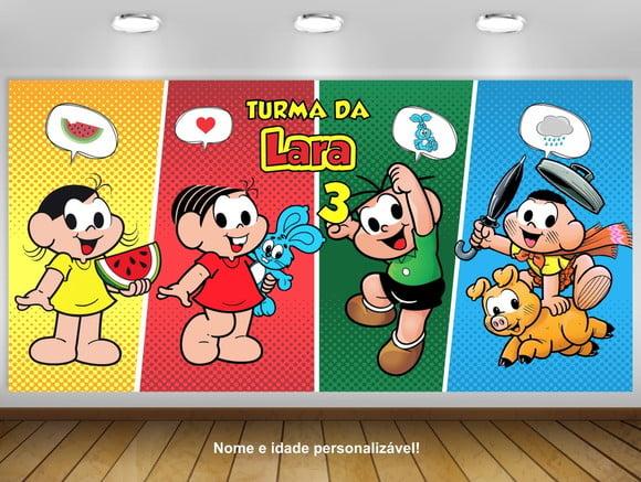 Painel de Festa Turma da Monica 3x2m