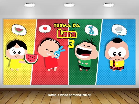 Painel de Festa Turma da Monica Toy 3x2m