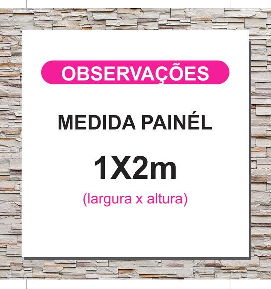 Painel de Festa Vertical Rock And Roll 1x2m