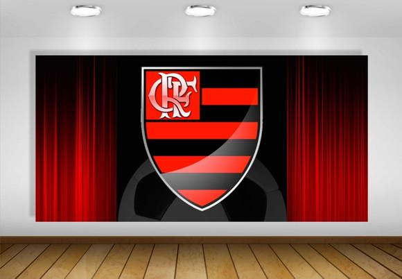 Painel de Futebol Time Fla 2x1m