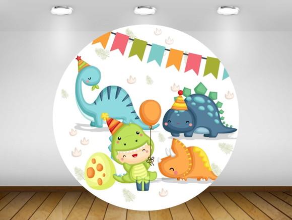 Painel Dinossauro 1,20M - IMPRESSÃO LONA