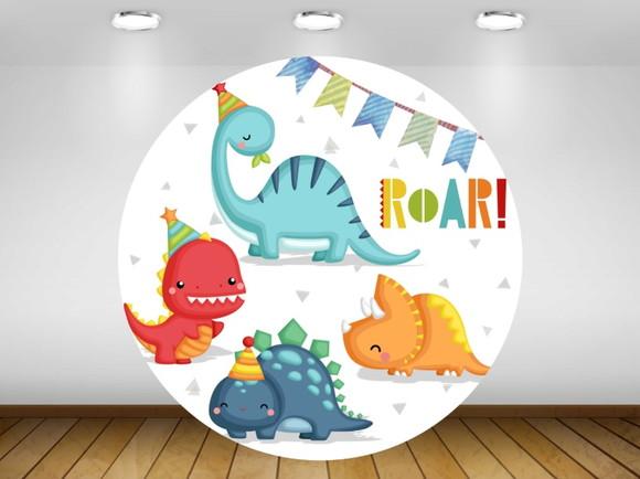 Painel Dinossauro 1,20M - IMPRESSÃO LONA