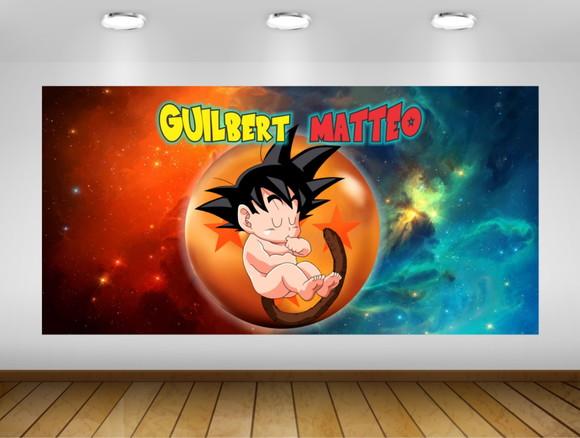 Painel Dragon ball 1,50x1M - IMPRESSÃO LONA