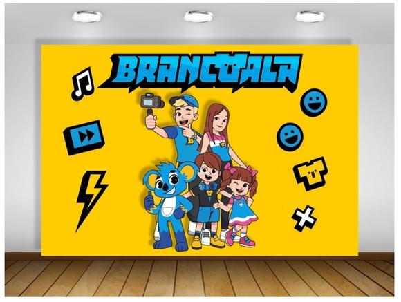 Painel Família Brancoala Desenho 1,50x1m