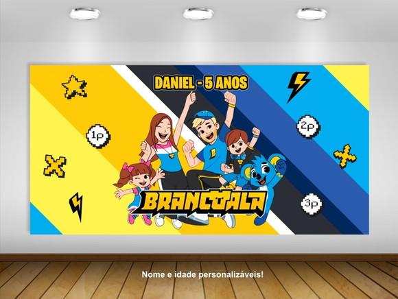 Painel Família Brancoala Desenho 2x1m