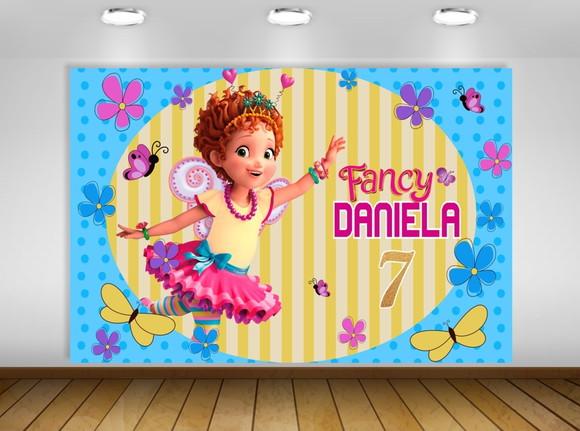 Painel Fancy Nancy 1,50x1m - Impressão Lona
