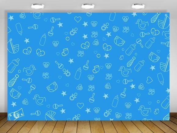Painel Fundo Textura Poderoso Chefinho 1,50x1m