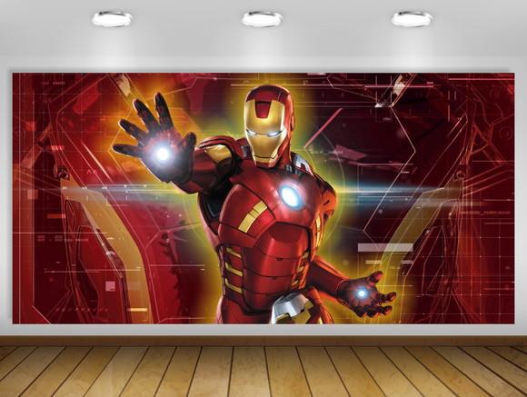 Painel homem de ferro 2x1m
