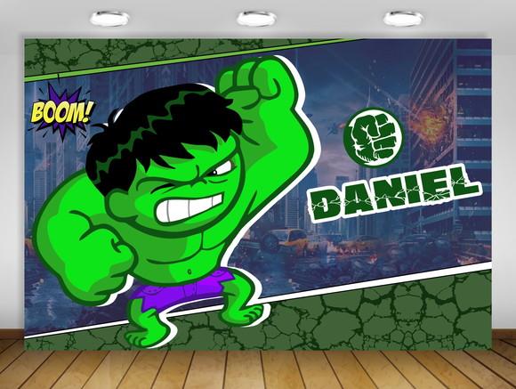 Painel Hulk super heróis bebê