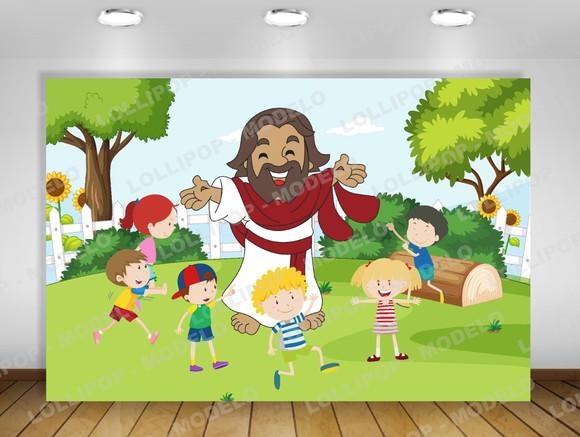 Painel Jesus e as Crianças