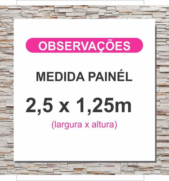 Painel Lilo e Stitch Fundo Havaiano Praia 2,50x1,25m
