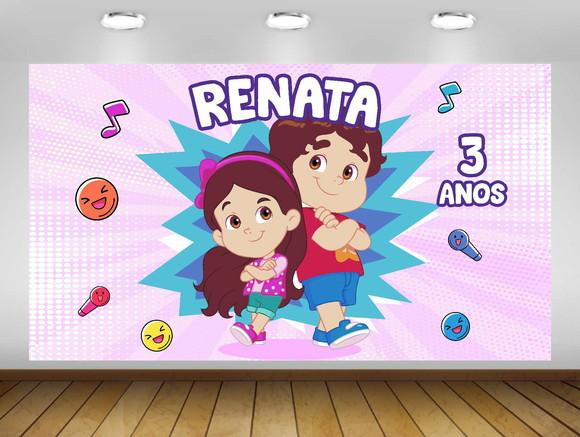 Painel maria clara e jp 1,50x1M - IMPRESSÃO LONA