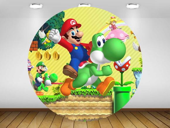 Painel Mario Bros 1,20M - IMPRESSÃO LONA