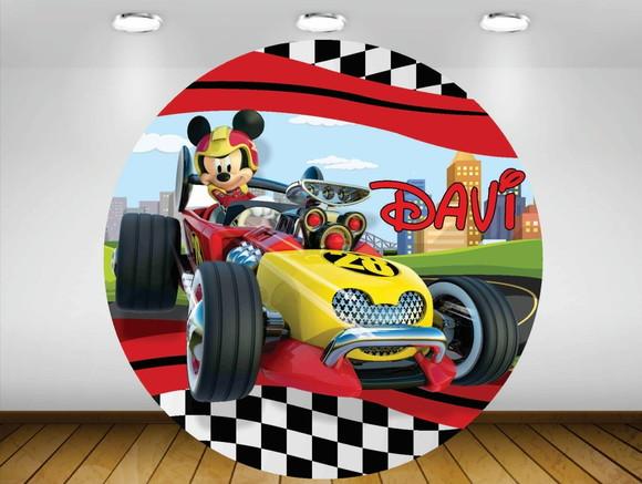 Painel Mickey Aventuras sobre Rodas 1,20M - IMPRESSÃO LONA