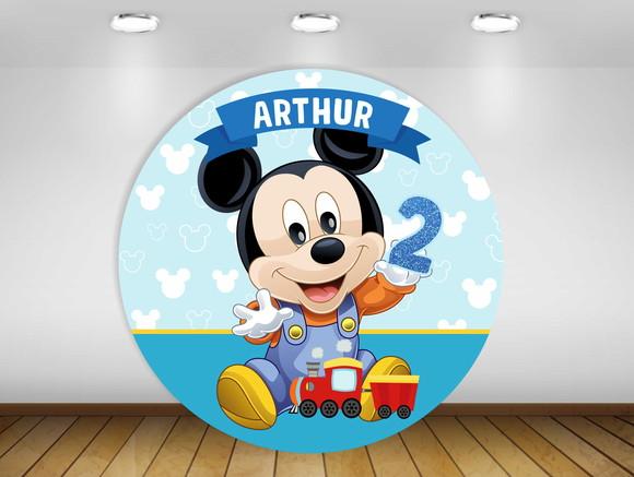 Painel Mickey baby 1,20M - IMPRESSÃO LONA