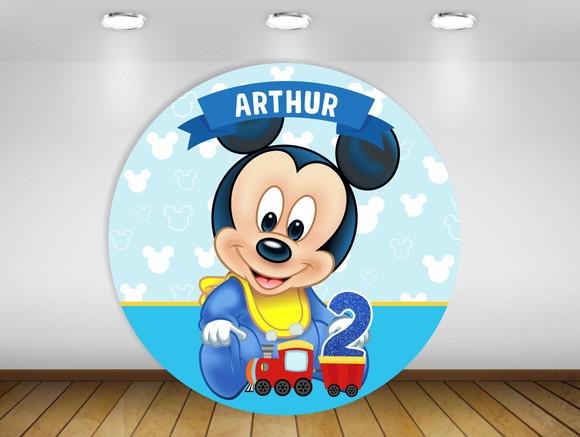 Painel Mickey baby 1,20M - IMPRESSÃO LONA
