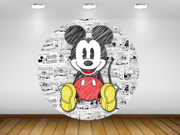 Painel Mickey Quadrinhos 1,20M - IMPRESSÃO LONA