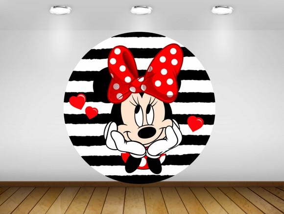 Painel Minnie 1,20M - IMPRESSÃO LONA