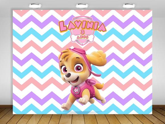 Painel Patrulha Canina Skye 1,50x1m
