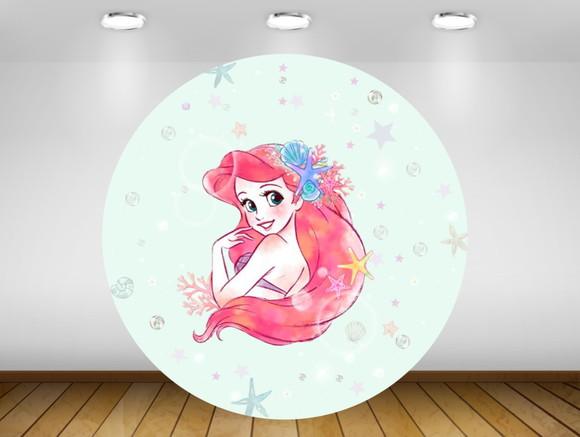 Painel Pequena Sereia 1,20M - IMPRESSÃO LONA