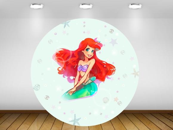 Painel Pequena Sereia 1,20M - IMPRESSÃO LONA