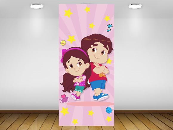 Painel Personalizado Maria Clara e Jp 1x2,20m