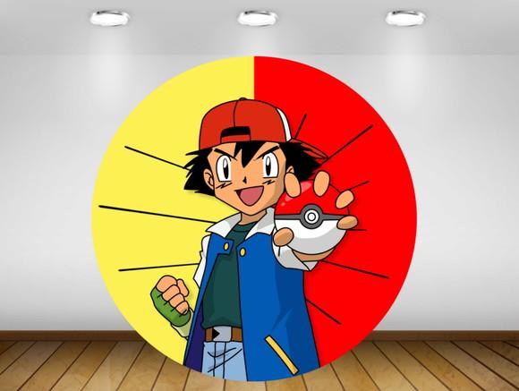 Painel Pokémon 1,20m - Impressão Lona