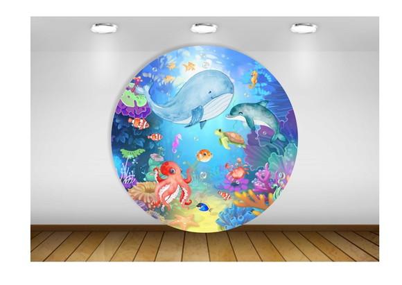 Painel Redondo Fundo do Mar 1m