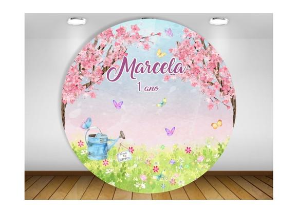 Painel Redondo Jardim das Borboletas 1,50m