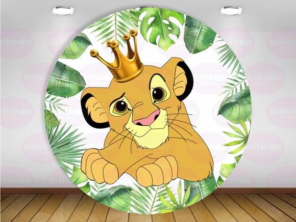 Painel Redondo Simba Rei Leão 1,50m