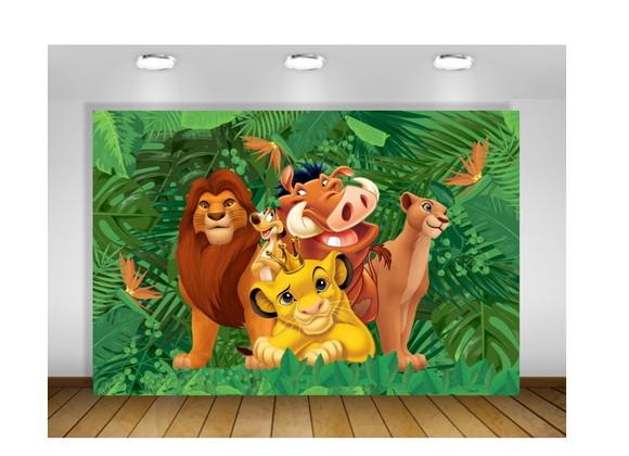 Painel Rei leão 1,50x1M - IMPRESSÃO LONA