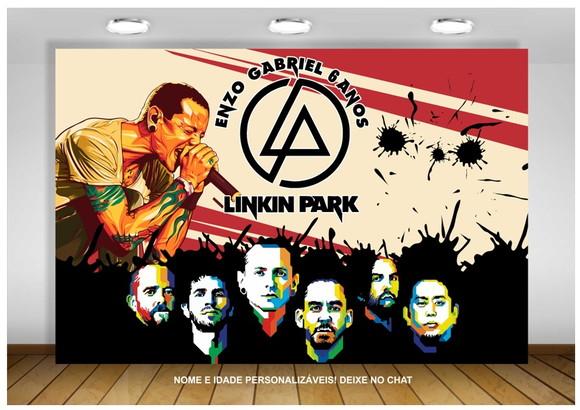 Painel Rock Linkin Park Chester Bennington 1,50x1m