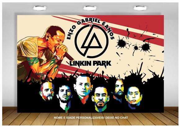 Painel Rock Linkin Park Chester Bennington 2x1,50m
