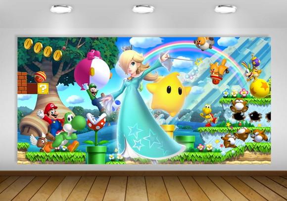Painel Rosalina Mario Bross 3x2m