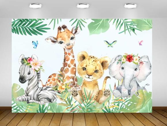 Painel Safari 2x1,50m - Impressão Lona
