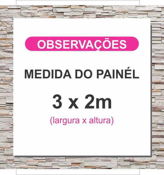 Painel Safari Chá de Bebê 3x2m - Impresso em Lona