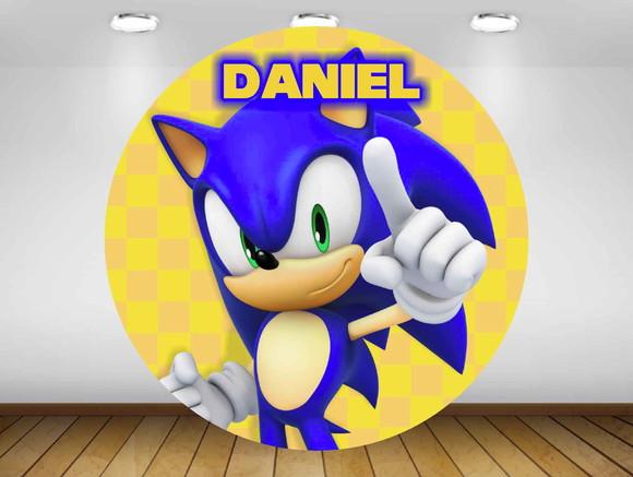Painel Sonic 1,20M - IMPRESSÃO LONA
