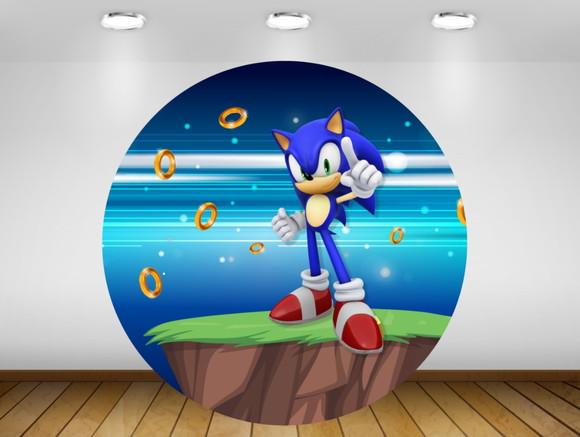 Painel Sonic 1,20M - IMPRESSÃO LONA