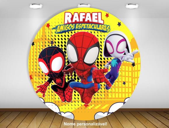 Painel redondo Spidey e Seus Amigos Espetaculares