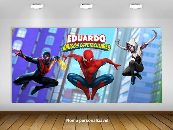 Painel Spidey Miles Morales Gwen