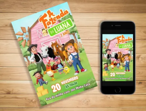 Convite a fazenda do zenon
