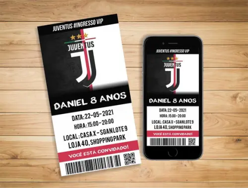 Convite Juventus - Digital