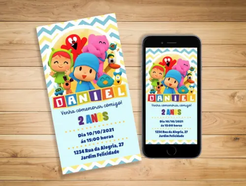 Convite pocoyo