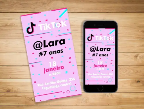 Convite tiktok