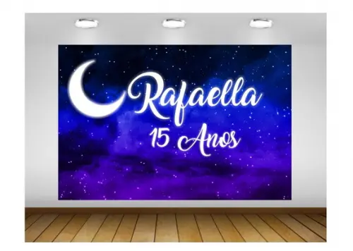 Painel 15 Anos Festa Debutante 1,50x1m